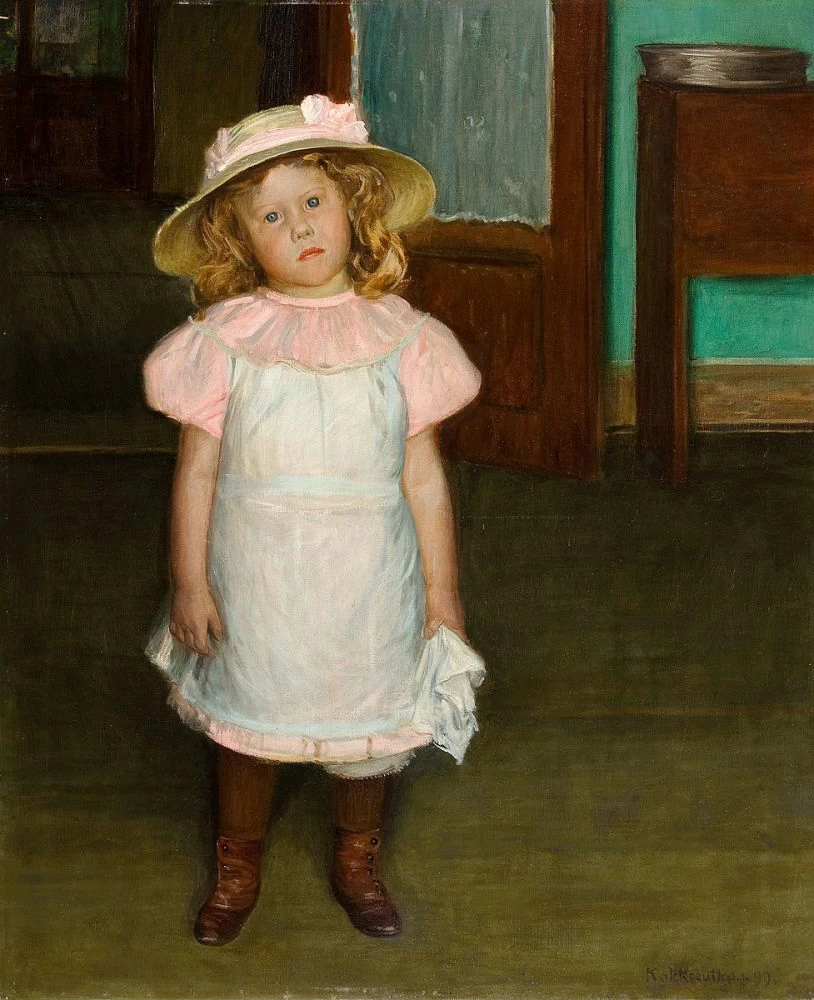 Leopold von Kalckreuth - Ritratto di bambina, 1899